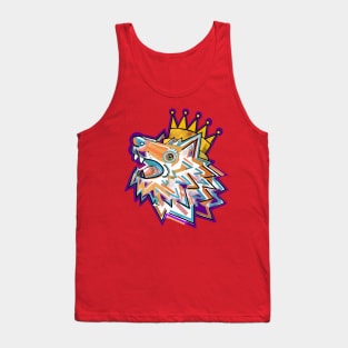 COLOURFUL QUEEN WOLF PURPLE Tank Top